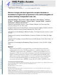 Cover page: Effects of single and dual hypocretin-receptor blockade or knockdown of hypocretin projections to the central amygdala on alcohol drinking in dependent male rats