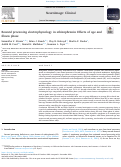 Cover page: Reward processing electrophysiology in schizophrenia: Effects of age and illness phase.