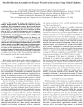 Cover page: Parallel Hessian Assembly for Seismic Waveform Inversion Using Global Updates