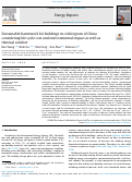 Cover page: Sustainable framework for buildings in cold regions of China considering life cycle cost and environmental impact as well as thermal comfort