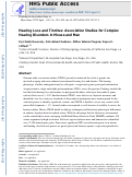 Cover page: Hearing loss and tinnitus: association studies for complex-hearing disorders in mouse and man