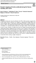 Cover page: Dynamic mapping of cholera outbreak during the Yemeni Civil War, 2016-2019.