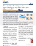 Cover page: Microdroplet-Mediated Radical Polymerization.