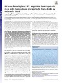 Cover page: Histone demethylase LSD1 regulates hematopoietic stem cells homeostasis and protects from death by endotoxic shock