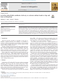 Cover page: Local bio-absorbable antibiotic delivery in calcium sulfate beads in hip and knee arthroplasty