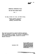 Cover page: THEORETICAL TEMPERATURE FIELDS FOR THE STRIPA HEATER PROJECT