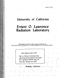 Cover page: THRESHOLD DETECTOR APPLICATIONS TO NEUTRON SPECTROSCOPY AT THE BERKELEY ACCELERATORS