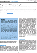 Cover page: Angiosarcoma: hiding in plain sight