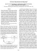 Cover page: Can losses help attenuate learning traps?