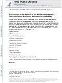 Cover page: A description of the methods of the Nulliparous Pregnancy Outcomes Study: monitoring mothers-to-be (nuMoM2b)