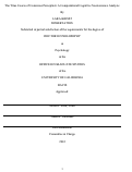 Cover page: The Time Course of Conscious Perception: A Computational Cognitive Neuroscience Analysis