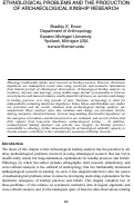 Cover page: Ethnological Problems and the Production of Archaeological Kinship Research