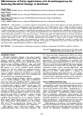 Cover page: Effectiveness of Foliar Applications of 9,10-Anthraquinone for Reducing Blackbird Damage to Sunflower