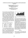 Cover page: Familiarity assessment in visual word recognition and the transformation hypothesis