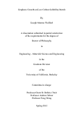 Cover page: Graphene Growth on Low Carbon Solubility Metals