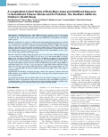 Cover page: A Longitudinal Cohort Study of Body Mass Index and Childhood Exposure to Secondhand Tobacco Smoke and Air Pollution: The Southern California Children’s Health Study