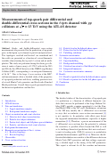 Cover page: Measurements of top-quark pair differential and double-differential cross-sections in the ℓ+jets channel with pp collisions at s=13 TeV using the ATLAS detector