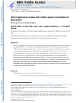 Cover page: Pharyngeal sense organs drive robust sugar consumption in Drosophila