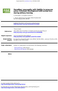 Cover page: Hereditary neuropathy with liability to pressure palsy: fulminant development with axonal loss during military training