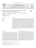 Cover page: Validation of Pronghorn friction-dominated porous media thermal-hydraulics model with the SANA experiments