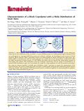 Cover page: Characterization of a Block Copolymer with a Wide Distribution of Grain Sizes