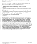 Cover page: Intake Fractions for Volatile Organic Compounds in Two Occupied California Residences