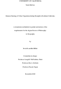 Cover page: Remote Sensing of Urban Vegetation during Drought in Southern California