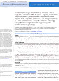 Cover page: Southwest Oncology Group S0008: A Phase III Trial of High-Dose Interferon Alfa-2b Versus Cisplatin, Vinblastine, and Dacarbazine, Plus Interleukin-2 and Interferon in Patients With High-Risk Melanoma—An Intergroup Study of Cancer and Leukemia Group B, Children's Oncology Group, Eastern Cooperative Oncology Group, and Southwest Oncology Group