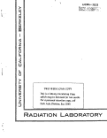 Cover page: THE EMISSION SPECTRUM OF CURIUM