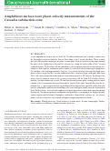 Cover page: Amphibious surface-wave phase-velocity measurements of the Cascadia subduction zone