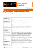 Cover page: Stem cell treatments for oropharyngeal dysphagia: Rationale, benefits, and challenges