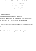 Cover page: Bruckner et al. Respond to “Preventable Pregnancy Loss Is a Public Health Problem”