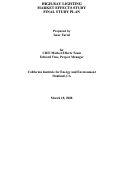 Cover page: High-Bay Lighting Market Effects Study: Final Study Plan