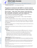 Cover page: Engagement of adolescents with ADHD in a narrative-centered game-based behavior change environment to reduce alcohol use.