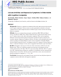 Cover page: Leisure activities and depressive symptoms in older adults with cognitive complaints.