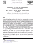 Cover page: Fractionation of yttrium and holmium during basaltic soil weathering