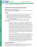 Cover page: Synthetic probes of glycosaminoglycan function.