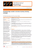 Cover page: Geoepidemiologic variation in outcomes of primary sclerosing cholangitis