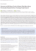 Cover page: Neurons in FEF Keep Track of Items That Have Been Previously Fixated in Free Viewing Visual Search