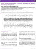 Cover page: Trop2 and its overexpression in cancers: regulation and clinical/ therapeutic implications