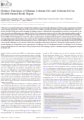 Cover page: Distinct Functions of Human Cohesin-SA1 and Cohesin-SA2 in Double-Strand Break Repair