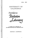 Cover page: A STUDY OF K MESONS IN ATNIPROTON-PROTON ANNIHILATION