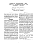 Cover page: Perceptual and Semantic Processing of Odors: Evidence from Classificiation, Identification Tasks and Judgments of Pleasantness