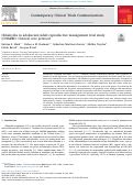 Cover page: Chlamydia in adolescent/adult reproductive management trial study (CHARM): Clinical core protocol.