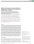 Cover page: Models and Impacts of Science Research Experiences: A Review of the Literature of CUREs, UREs, and TREs