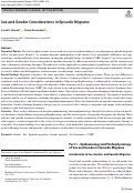 Cover page: Sex and Gender Considerations in Episodic Migraine