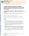 Cover page: Longitudinal Evaluation of Left Ventricular Substrate Metabolism, Perfusion, and Dysfunction in the Spontaneously Hypertensive Rat Model of Hypertrophy Using Small-Animal PET/CT Imaging