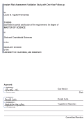 Cover page of Implant Risk Assessment Validation Study with One Year Follow-up