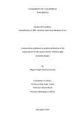 Cover page: Chemical Sexualities: Globalization of HIV, Abortion And Trans Hormone Care