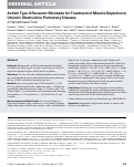 Cover page: Activin Type II Receptor Blockade for Treatment of Muscle Depletion in Chronic Obstructive Pulmonary Disease. A Randomized Trial